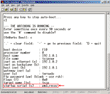 Screenshot ofthe reviewed software in action.