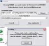 Screenshot of the program in action.