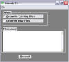 Screenshot of the program in action.