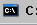 Cropped picture of the upper left of DOS Window.